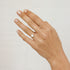 Twisted Four Claw Round Lab Grown Diamond Ring